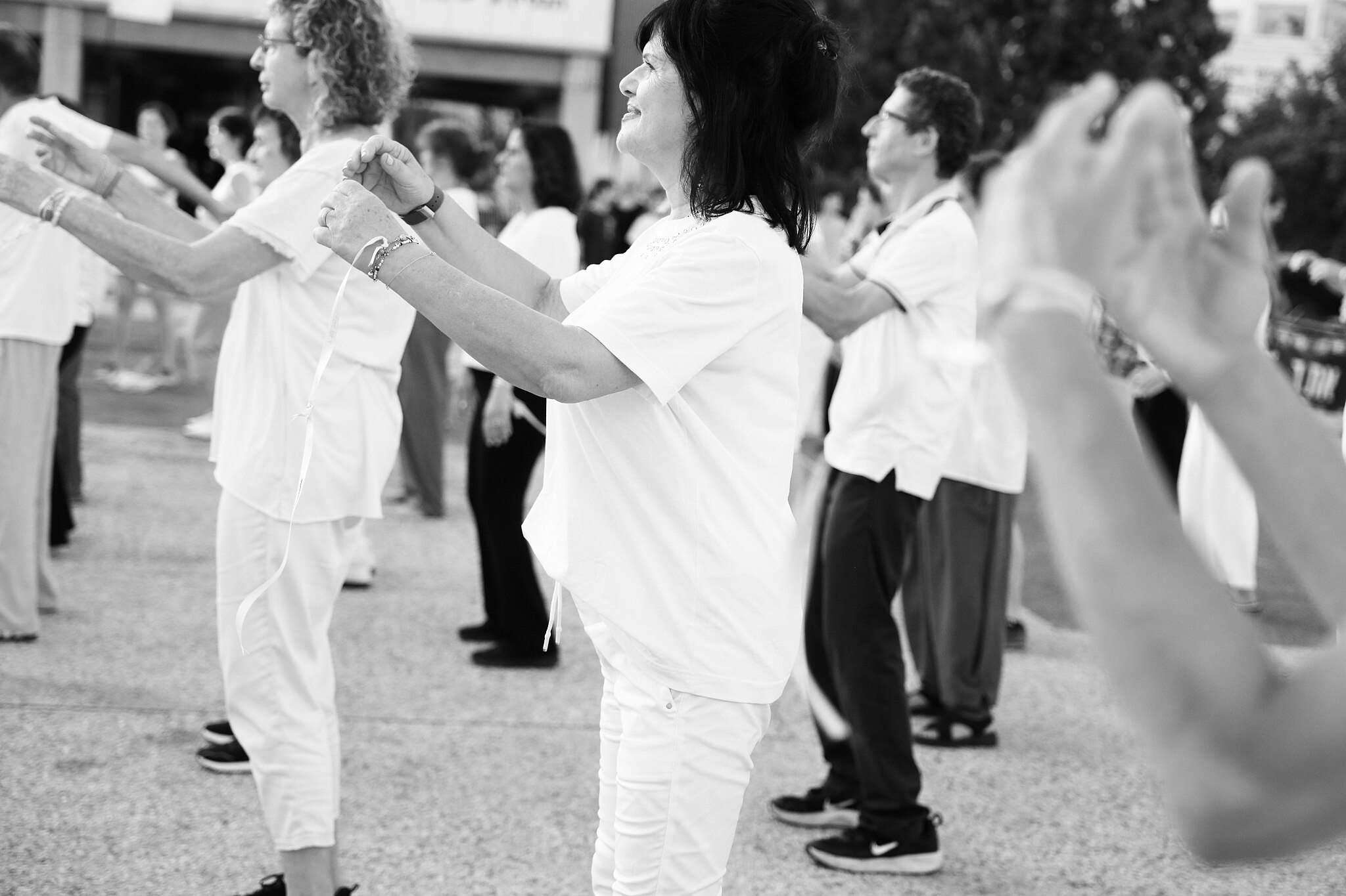 Qi Gong standing and breathing practice